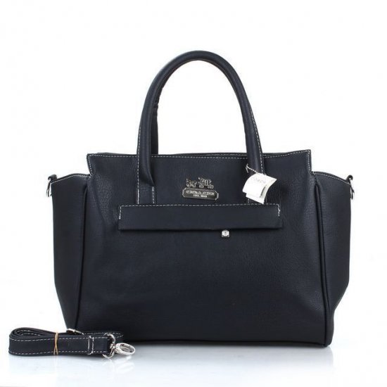 Coach Bleecker Pinnacle Riley Carryall Medium Black Satchels ESQ - Click Image to Close